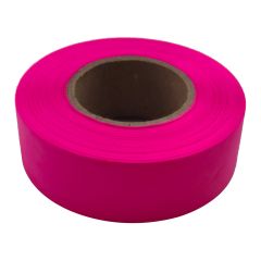 Flagging Tape - Plastic - 1" x 200' - Pink