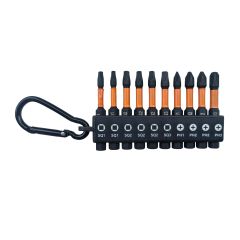 Bit Set - PH & SQ - 2" - 10-Piece