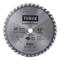 Carbide Circular Saw Blade - 12" - 40 Teeth