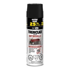 Peinture antirouille en aérosol, noir mat, 425 g