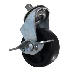 Roulette pivotante en caoutchouc, 2", capacité 40kg