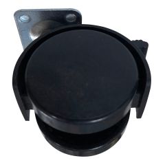 Roulette double avec frein, 2", capacité 35kg