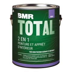 Peinture et apprêt d’intérieur 2 en 1, fini perle, 3,78 L, base 2