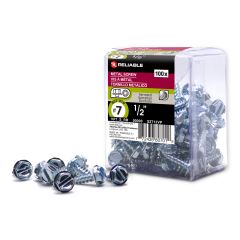 Metal Screws - Self-Tapping - Type S - #7 x 1/2" - 100/Pkg