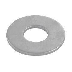 Rondelles plates USS, 1/4", acier galvanisé, 6000/pqt