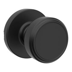 Maven Passage Door Knob - Matte Black Finish