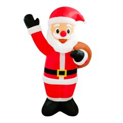 Inflatable Waving Santa Claus - 7'