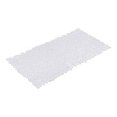 Tapis de bain en PVC, 13,77" x 27,55", transparent