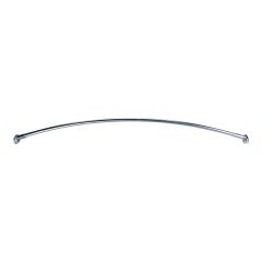 Tringle de douche incurvée réglable, 41" x 76", chrome