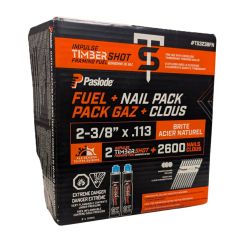 Ensemble de carburant et clous, 1/8" x 2 3/8", 2600/pqt
