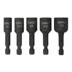 Magnetic Nut Driver Set - 1/4" to 1/2" - 5/Pkg