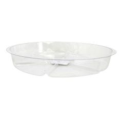 Clear Round Plant Saucer - 10"