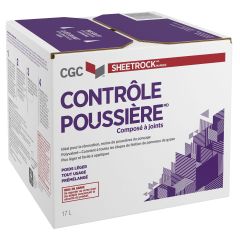 Composé à joints CGC Sheetrock Contrôle Poussière, 17 l