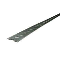 Barre plate perforée galvanisée