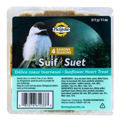 Sunflower Heart Treat Suet for Birds 345 g