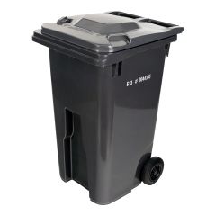 Bac sur roues à prise européenne, 240 l, charbon
