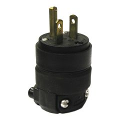 Grounding plug two pole