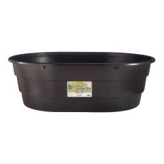 Duraflex Stock Tank for Livestock - Black - 75 gal - 48.375"L x 18.25"H x 33"P