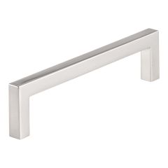 Poignée contemporaine en métal Lambton, nickel brossé, 1/pqt, 128 mm