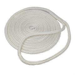 Dock Line - Nylon – White - 3/8" x 15'