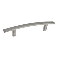 Poignée transitionnelle en métal Padova, nickel brossé, 1/pqt, 96 mm
