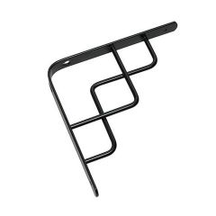 Decorative Shelf Bracket - Black - 20 mm x 8"