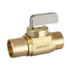 Straight ball valve