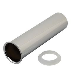 Tube de rallonge, chrome, 1 1/2" x 6"