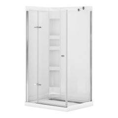 Mur de douche, Athena, 38 1/8" x 75 3/4", acrylique, blanc