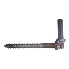 Screw-in lag hinge