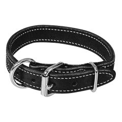 Double Collar - Black - 1 1/4" x 24"