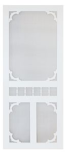 Colonial PVC screendoor - 1 1/8" x 34" x 81"