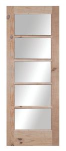 Porte française à 5 panneaux, 1 3/8" x 30" x 80"