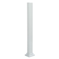 Railing Mount Post - White - 3" x 37 1/2" x 3"