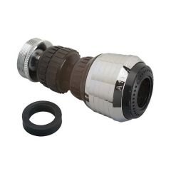 Aérateur pivotant double