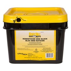 Mini blocs raticide, paraffinés bromadiolone, 3,63 kg