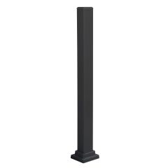 Railing Mount Post - Black - 3" x 37 1/2" x 3"