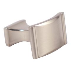 Bouton traditionnel en métal Teramo, Classique, nickel brossé, 10/pqt, 20 x 35 mm