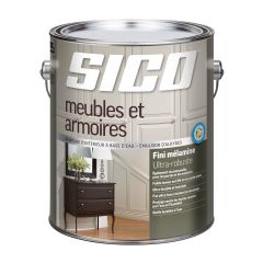Peinture SICO Meubles et armoires, Mélamine, Base 3, 3.78 l
