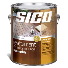 Revêtement translucide, séquoia, 175 pi², 946 ml