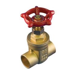 Valve gate c x c brass 1/2"