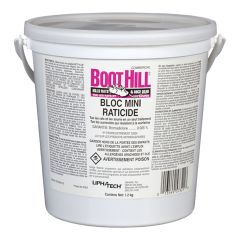 Mini blocs raticide, paraffinés bromadiolone, 1,2 kg