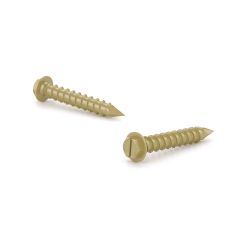 Vis à béton avec enduit Gold Seal, tête hexagonale avec rondelle, 1/4" x 1 1/4", 50/pqt