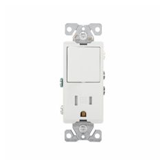 Interrupteur combiné décoratif, commercial, 15A, 120-270V