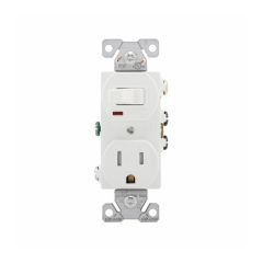 Interrupteur combiné, commercial, 15A, 120-125V