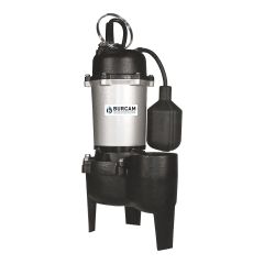 Cast iron zinc submersible sewage pump zinc 1/2 hp 115V
