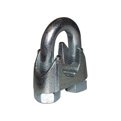 Clip wire rope malleable
