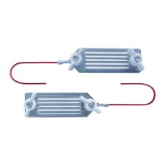 Electrical fence tape-to-tape connector