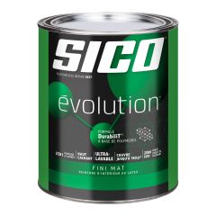 Peinture SICO Évolution, mat, blanc pur, 946 ml