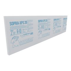 Sopra-XPS 20 Rigid Insulation Panel - Extruded Polystyrene - 2" x 2' x 8'